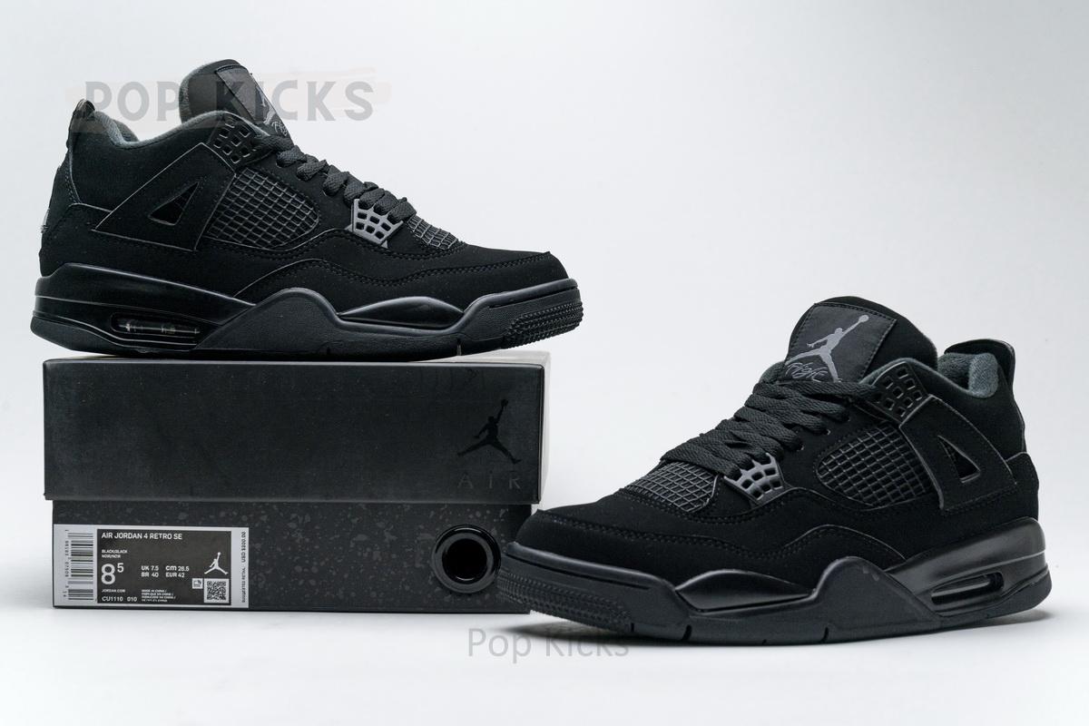 CU1110-010 Air Jordan 4 Retro “Black Cat” - Image 3