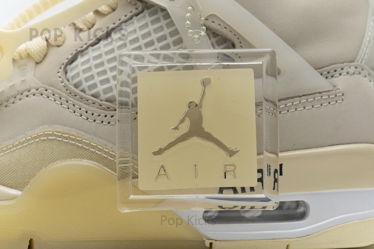 CV9388-100 OFF White x Air Jordan 4 Sail - Image 9