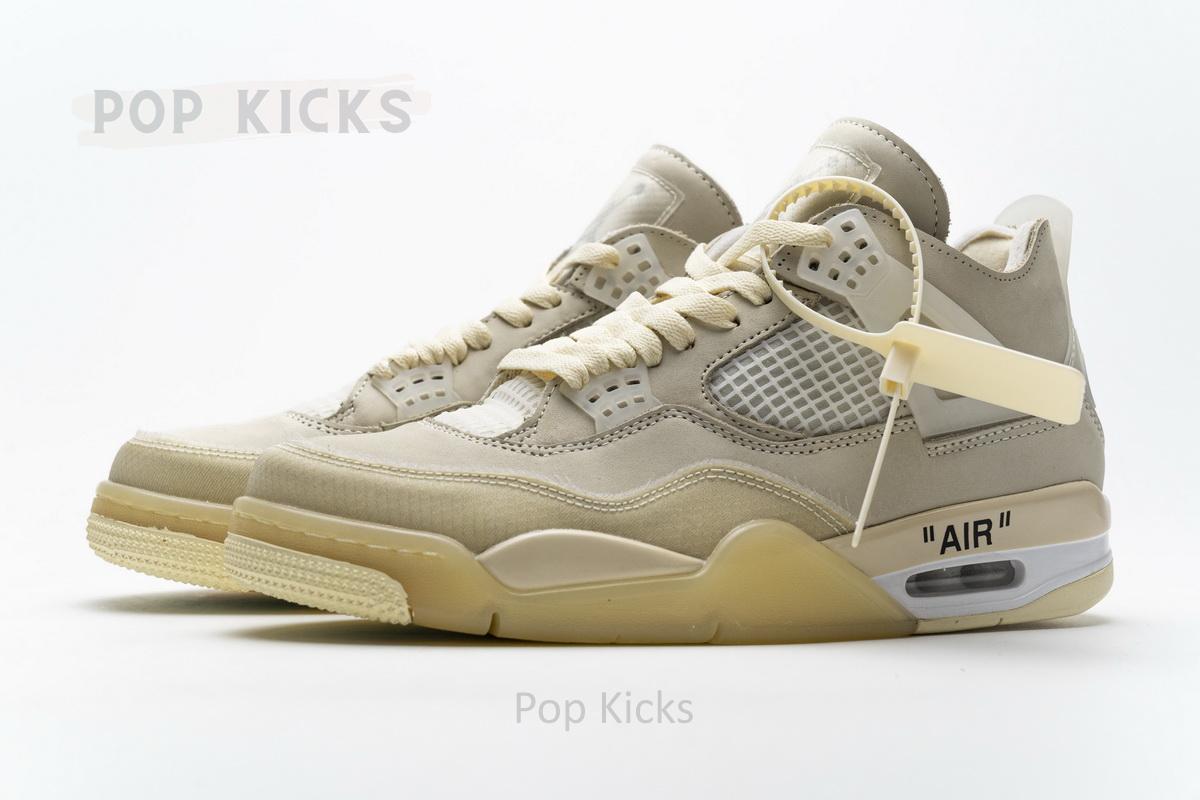 CV9388-100 OFF White x Air Jordan 4 Sail - Image 6