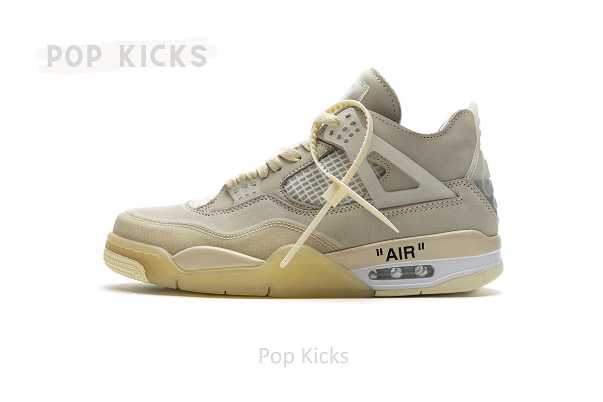 CV9388-100 OFF White x Air Jordan 4 Sail