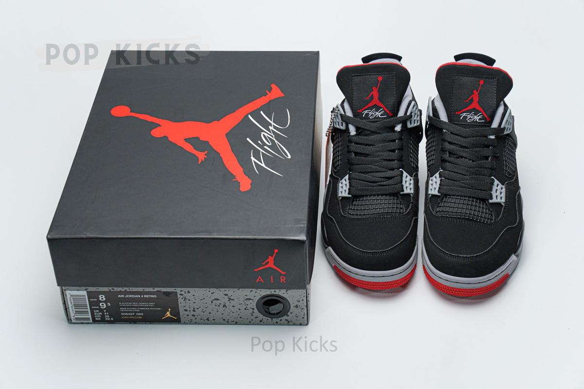 H12 Jordan 4 Retro Bred (2019) - Image 2