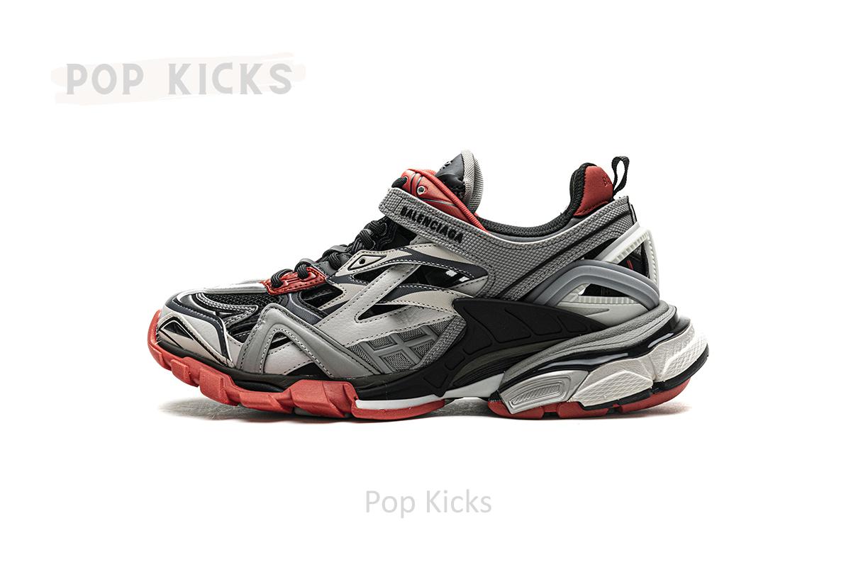 GT Batch Balanciaga Track Black Grey Red